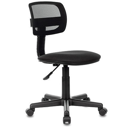 CH-299NX Кресло сетка/ткань,крест.пластик обивка черный Neo Black(15-21),каркас черный,ID663943