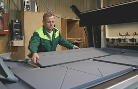 Оборудование для прессования МДФ-панелей с ЧПУ