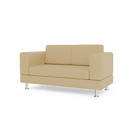 Сити-2 Диван 2-мест. 151x77x80 см Art-Vision 124 бежевый