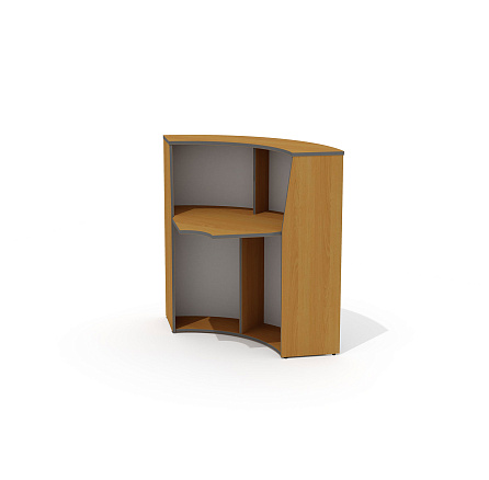 А-90 Модуль стойки администратора 90x90x120 Агат ольха N/светло-серый