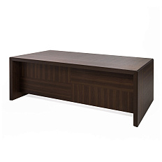 102 102 Стол руководителя 220x95x76 TEMPIO орех WA