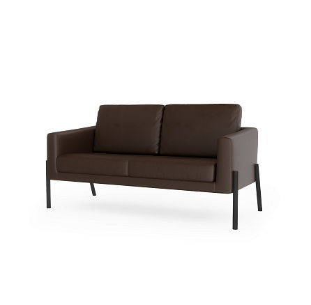 Харди-2 Диван 2-мест. 160х78х83 см Art-Vision 192 темно-коричневый