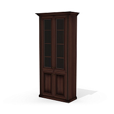 Dan-57 Шкаф  109,6x49x232,5 Dante орех бреннерский/орех темный