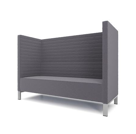 Руссо-3.2Т Диван 3-мест. 188x73x134 см микрошенилл Lounge 14 асфальт