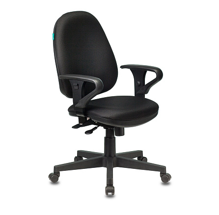 T-612AXSN Кресло ткань,крест.пластик,подл.пластик черный Neo Black,каркас черн.ID1777212