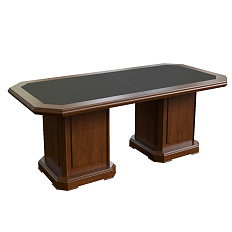29704 Стол переговоров 2400х1200х760 WASHINGTON темный орех