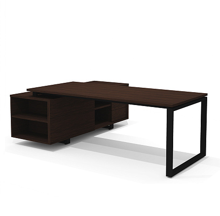 RD-200.1 + RD 35 R Стол руководителя правый Rio Direct венге