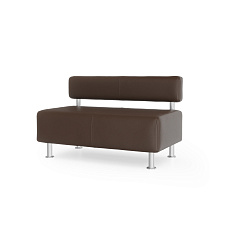 Максим-2 Диван 2-мест. 122x67x76 см Art-Vision 192 темно-коричневый