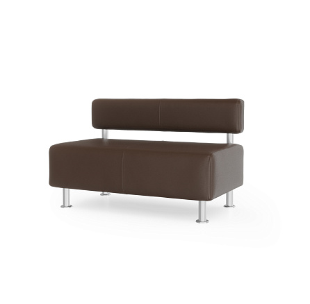 Максим-2 Диван 2-мест. 122x67x76 см Art-Vision 192 темно-коричневый