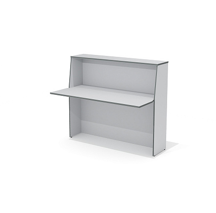 А-140 Модуль стойки администратора 140x75x120 Агат светло-серый N