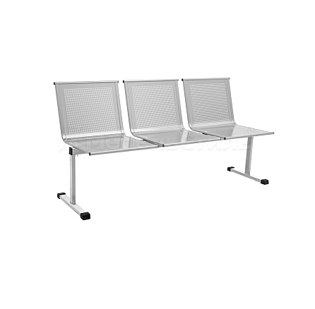 СТАЙЛ СМ88/2-03 Многоместная секция металл, каркас металл серебристый металлик