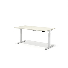 DD-80-2.3 + DD-1601-DD02 Прямой стол (подъёмный механизм) с заглушками Drive беж