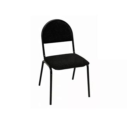 СЕРНА СМ 7/22 Стул ткань, каркас металл обивка черный Т-11, каркас черный муар RAL 9005