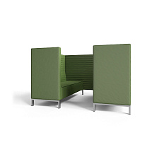 Руссо-3.3Т Переговорная 6-мест. 220x188x134 см микрошенилл Lounge 25 трава