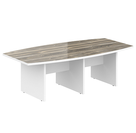MCT 2412 Стол конференц 240x120x75 MORRIS дуб базель/белый
