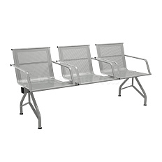 ФЕРРУМ СМ 86/3-03 Многоместная секция металл, каркас металл серебристый металлик