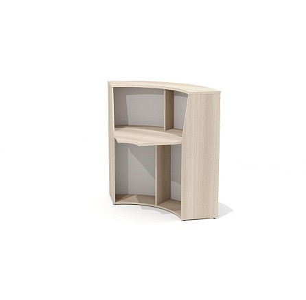 А-90 Модуль стойки администратора 90x90x120 Агат ясень Шимо N/светло-серый