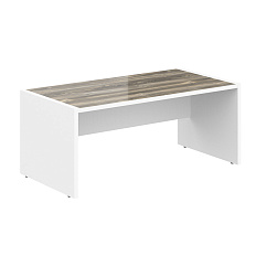 MST 189 Стол руководителя 180x90x75 MORRIS дуб базель/белый