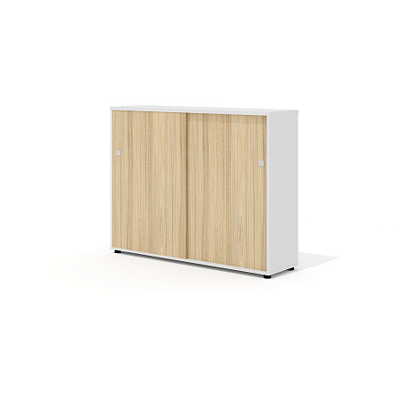 R-30.2 Тумба объединяющая 143x38x111 Rio Base вяз швейцарский/белый