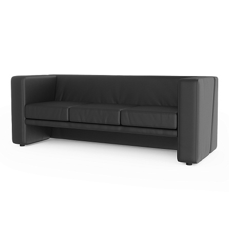 Тайм-3 Диван 3-мест. 184x71x67 см Boom midnight черный