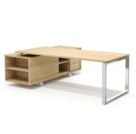 RD-200.1S + RD 35S R Стол руководителя правый Rio Direct швейцарский вяз