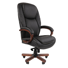 408 Chairman Кресло кожа/экокожа, обивка черный (мультиблок), 07163871