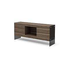 GS-5 Греденция Glass.Go лимба темная/стекло тонированное