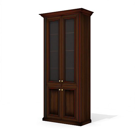 Dan-57 Шкаф  109,6x49x232,5 Dante орех бреннерский/орех темный